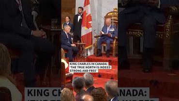 ‘The True North is indeed strong and free,’ says King Charles in Canada | AFP #shorts