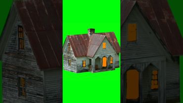 Old House 🏚 Green Screen VFX Video | Chroma Key #oldhouse #greenscreen #chromakey #shorts