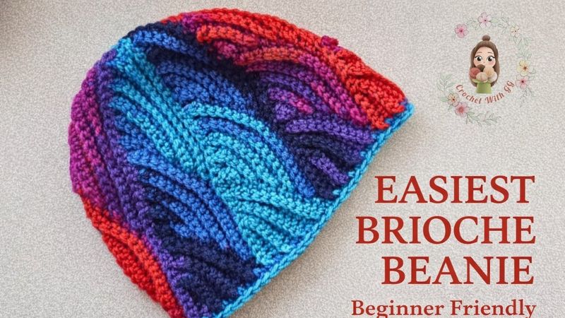 Easiest Brioche Beanie