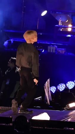 ✨Jimin So What on Stage with Jin & V ~ Jin splashed water at Jimin to...