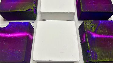 4 Vibrant Dyed & 2 Fresh Chalk Blocks for 20K on IG 💜 | Asmr | Satisfying | Sleep Aid