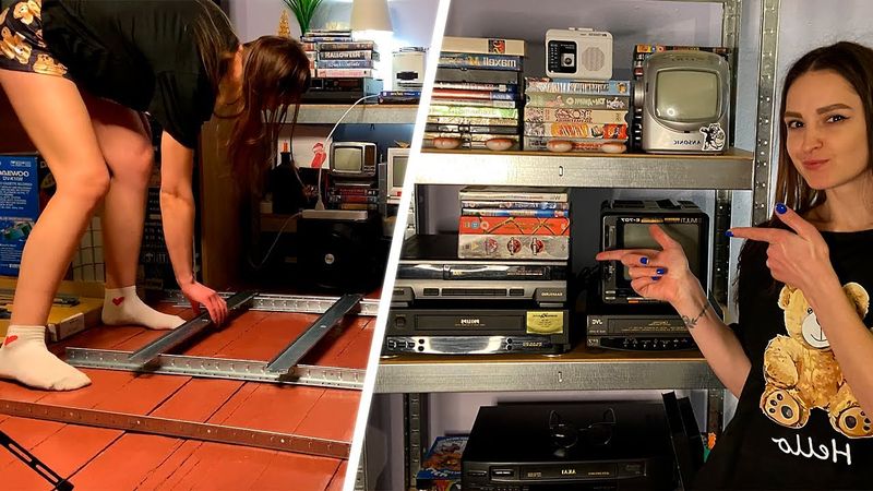 Building a Retro Stuff Storage Rack (Shelving) | & GIFTS