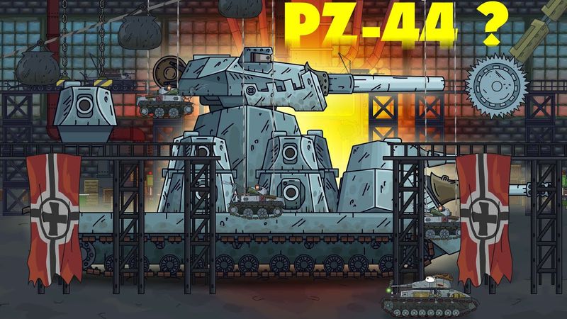 Renacimiento del IS-44 alemán - Dibujos animados sobre tanques
