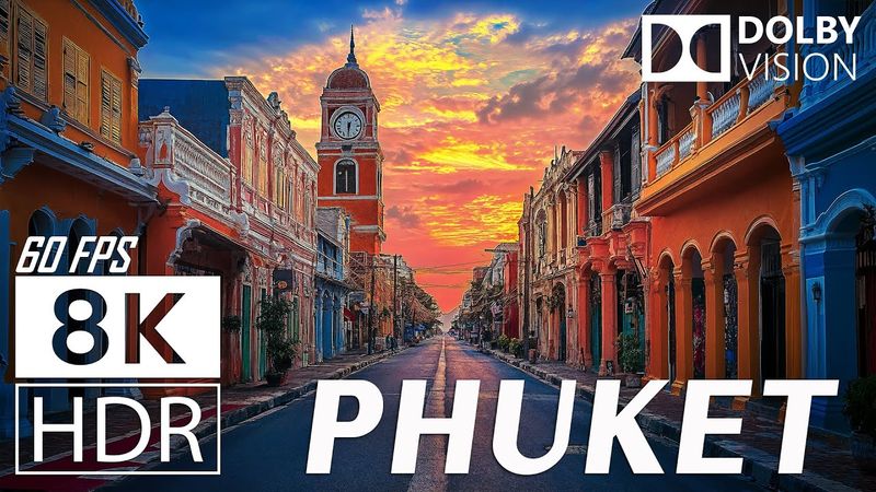 PHUKET, THAILAND - 8K HDR 60 FPS With Dolby Vision