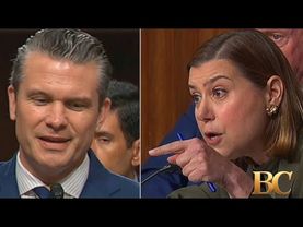 Democratic senators hammer Hegseth as he trades barbs with them during testy hearing