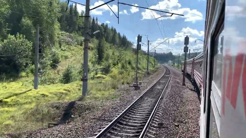 Еду с ветерком по Южно-Сибирской железнодорожной магистрали "Кошурниково - Ирба"