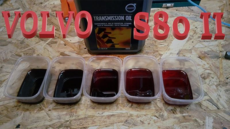 Полная замена масла в АКПП TF-80SC. Volvo S80 II.