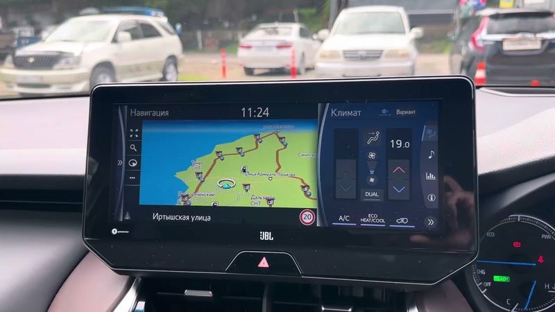 Полная русификация Toyota Harrier 80 кузов 2021 года из Японии (г. Владивосток)