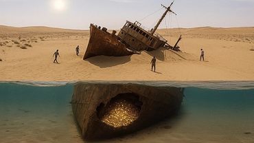 Как этот древний корабль с сокровищами потерялся в пустыне
