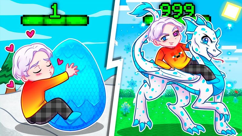 😨 Майнкрафт но Я Прокачал СНЕЖНОГО ДРАКОНА До МАКСИМАЛЬНОГО УРОВНЯ!