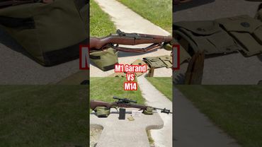M1 Garand V.S. Its replacement (M14) #gunshorts #garandthumb #asmr #gunasmr #m1 #m1garand #garand