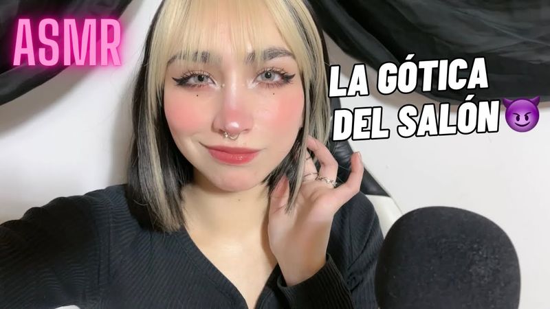 ASMR| La Gótica del Salón 😈(Roleplay)
