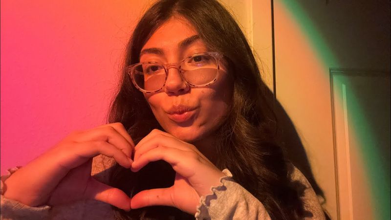 asmr repeating my intro & outro 🫶🏼 hand sounds, visuals, word repeition