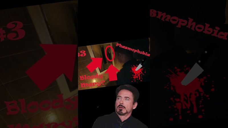 КРИВАВА МЕРІ у ФАЗМОФОБІЇ 👻 | 100 ФАКТІВ ПРО..ФАЗМОФОБІЮ | ФАКТ 8 Bloody Mary | Phasmophobia #shorts