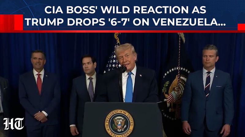 Trump's Gen-Alpha Moment: CIA Boss Reacts As US President Rambles ‘6-7’ During Venezuela Briefing