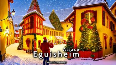 Most beautiful Christmas Village 🎄 Eguisheim [4K]