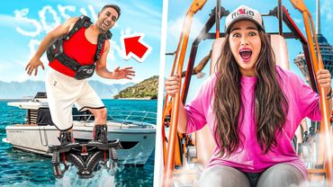 عجیب ترین تفریح های تهران🎡با مجازات خطرناک😂