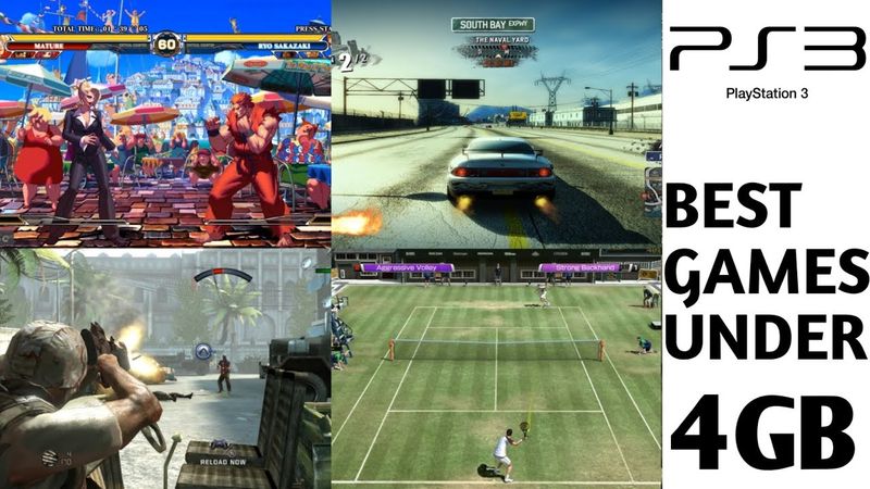 TOP 50 UNDER 4GB GAMES for PS3  - [PS3 LOW SIZE GAMES]