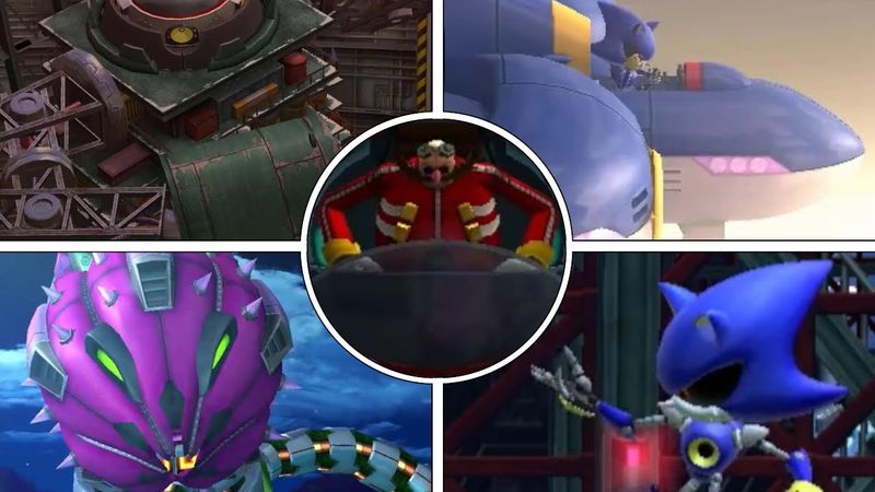 Sonic The Hedgehog 4 Episode 2 All Bosses (No Damage)