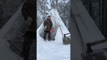 Укрытие от зверей🥩 холодильник на севере ❄️