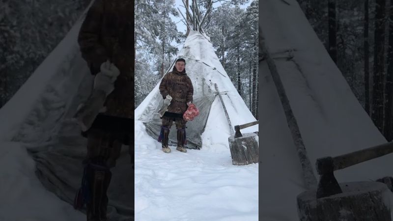 Укрытие от зверей🥩 холодильник на севере ❄️