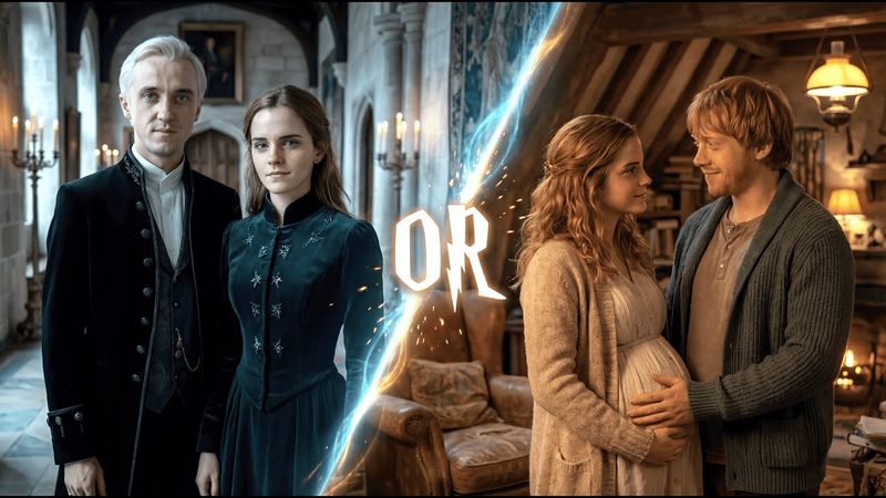 Hermione: Who should I choose, Draco or Ron? What if she knew everything in advance?