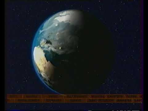 ORT Russia Closedown with Testcard in Year 2002 (C-Band analogue, SECAM) on Express 3A at 11°West
