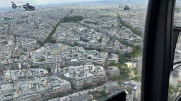 Bastille Day: Aerial views aboard a gendarmerie helicopter | AFP
