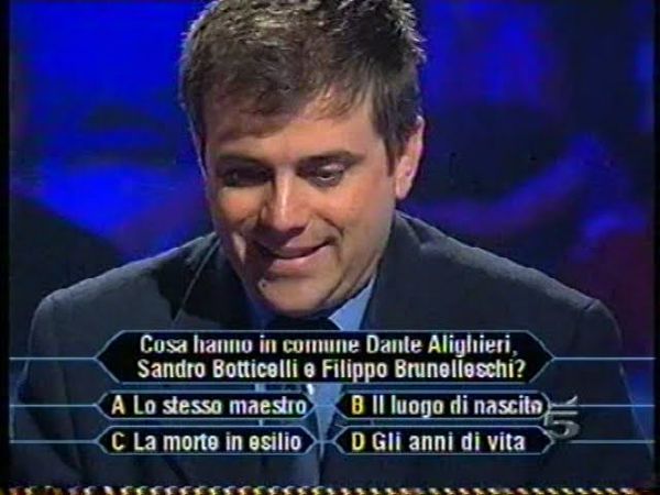 Chi Vuole Essere Milionario – parte 2- Aprile 2005