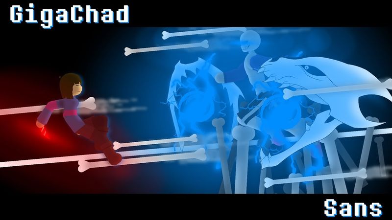 GigaChad Sans fight [Collab animation]