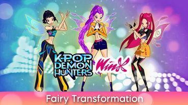 Kpop Demon Hunters X Winx Full Fairy Transformation Fanmade | Winxclub | Huntrix | Fanmade