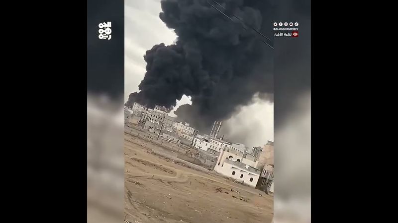 قصف إسرائيلي يستهدف محطة كهرباء حزيز في صنعاء