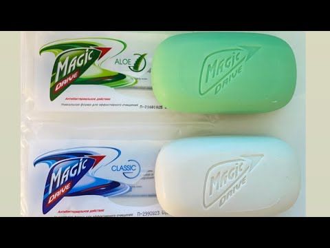 asmr soap•Мыление мыла MAGIC DRIVE ALOE💚CLASSIC🤍