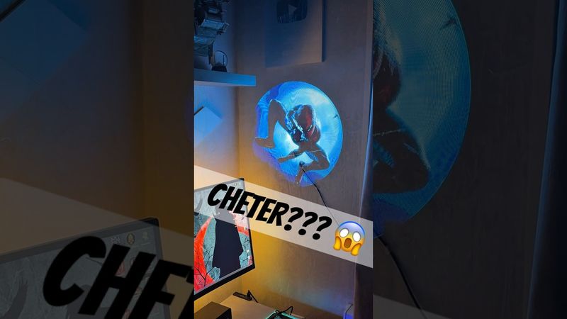 CHETER = The Future of Holograms 😱 #3d #hologram #ledlights #shorts