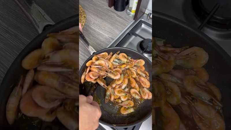 Креветки жареные #рекомендации #рек