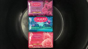 Мыление мыла🧼CAMAY🫧🧽с чёрной орхидеей🌺жасмин и французская роза 🌸