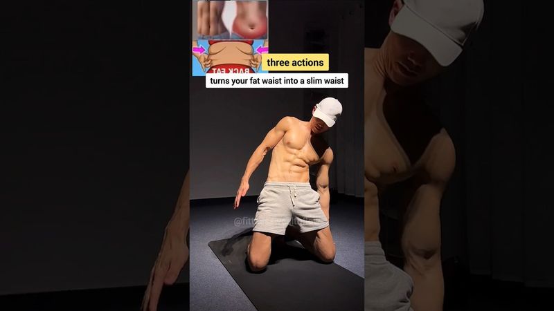 Just 10 minutes a day can slim your barrel waist into a toned, small waistline.