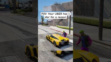 POV: your UBER has 1 star for a reason #gtaviral #gtaonline #gta5online #gtacars #gta5 #fail
