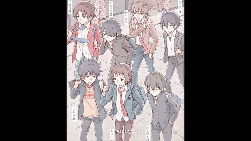 more than mc #anime #edit #oregairu #hyouka #cote #ayanokouji #jjk