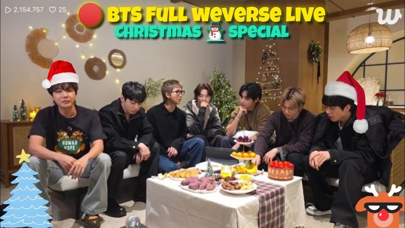 🔴[ENG SUB] BTS OT7 LIVE SPECIAL (21.12.25) jin,Jungkook, V, Jimin, RM, Suga, Jhope