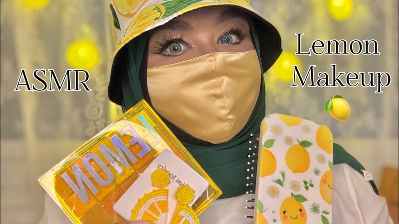ASMR - Doing Your Lemon Makeup 🍋💛🍸