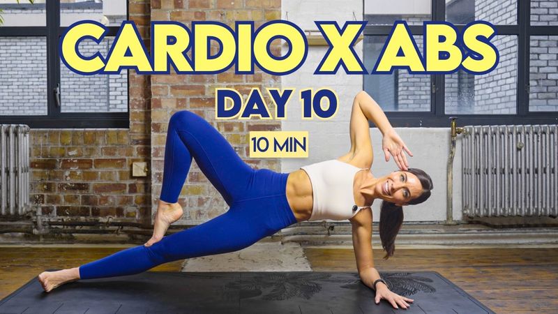 Day 10 | FREE Abs & Fat Burn Challenge | 🔥 10 Min Sweaty Fat Burn Cardio x Abs with Lilly Sabri