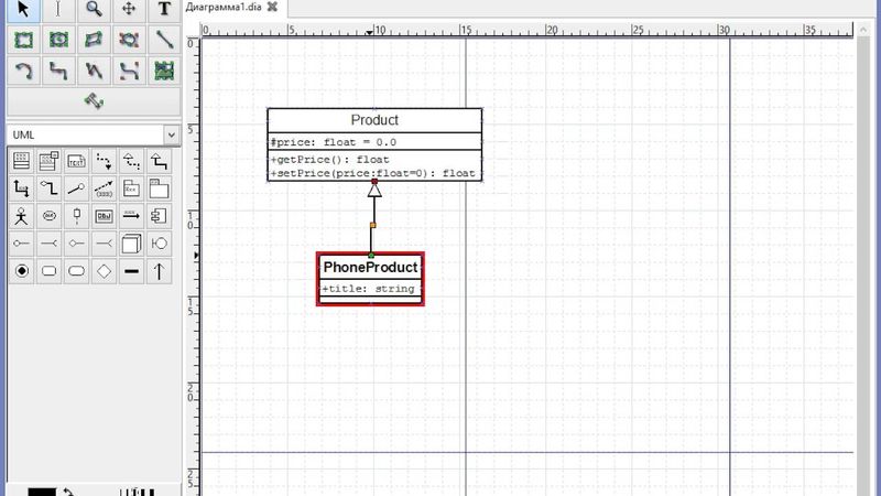 UML диаграмма классов