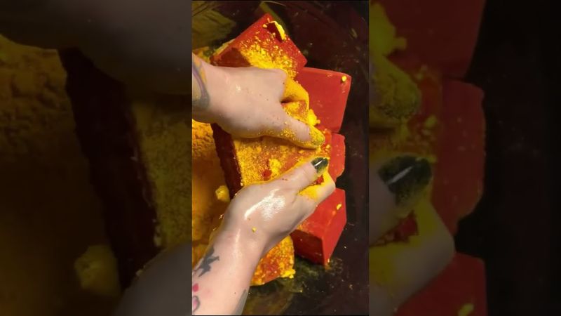 Thick Rich Yellow Chalk Blocks