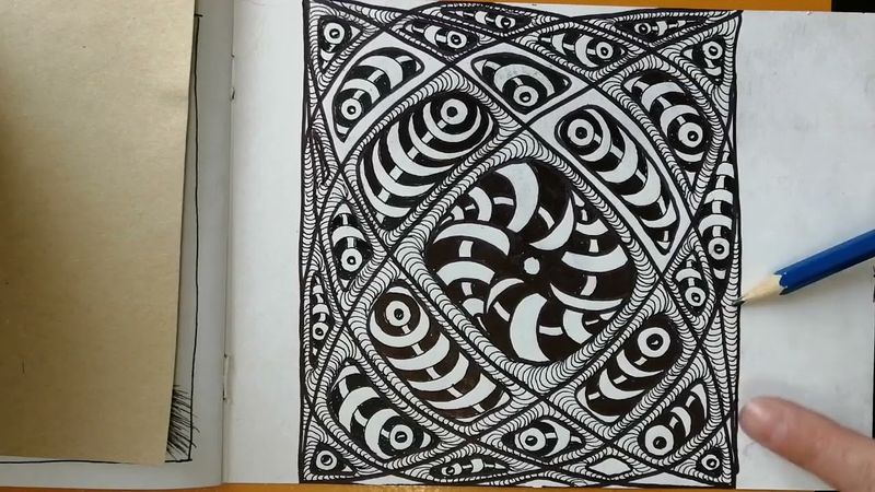 рисуем вместе с удовольствием ч2 #релакс #медитативноерисование #meditativedrawing #arttherapy