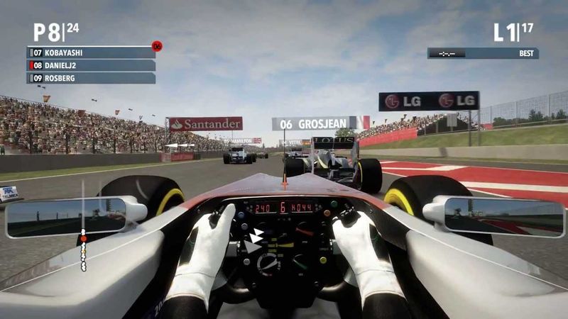 F1 2012 Career mode, career 2, season 1, Catalunya, Force India