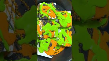 Multicolored Paste over Chalk