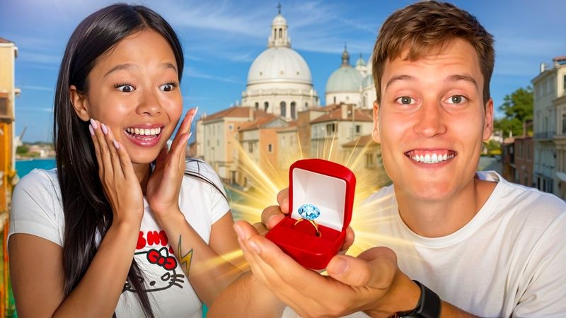 СДЕЛАЛ ПРЕДЛОЖЕНИЕ СПУСТЯ 8 ЛЕТ! Она Не Ожидала!