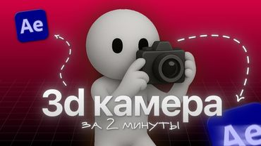 Гайд на 3D КАМЕРУ в After Effects (за 2 минуты)