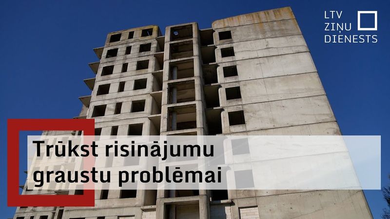 Jelgavā jau otro desmitgadi pašvaldība cīnās ar kādas nepabeigtas būves saimniekiem